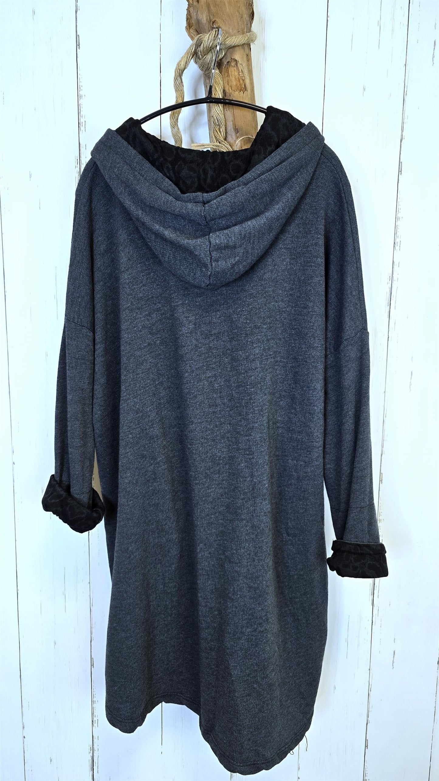 Simone hettegenser mørk grå