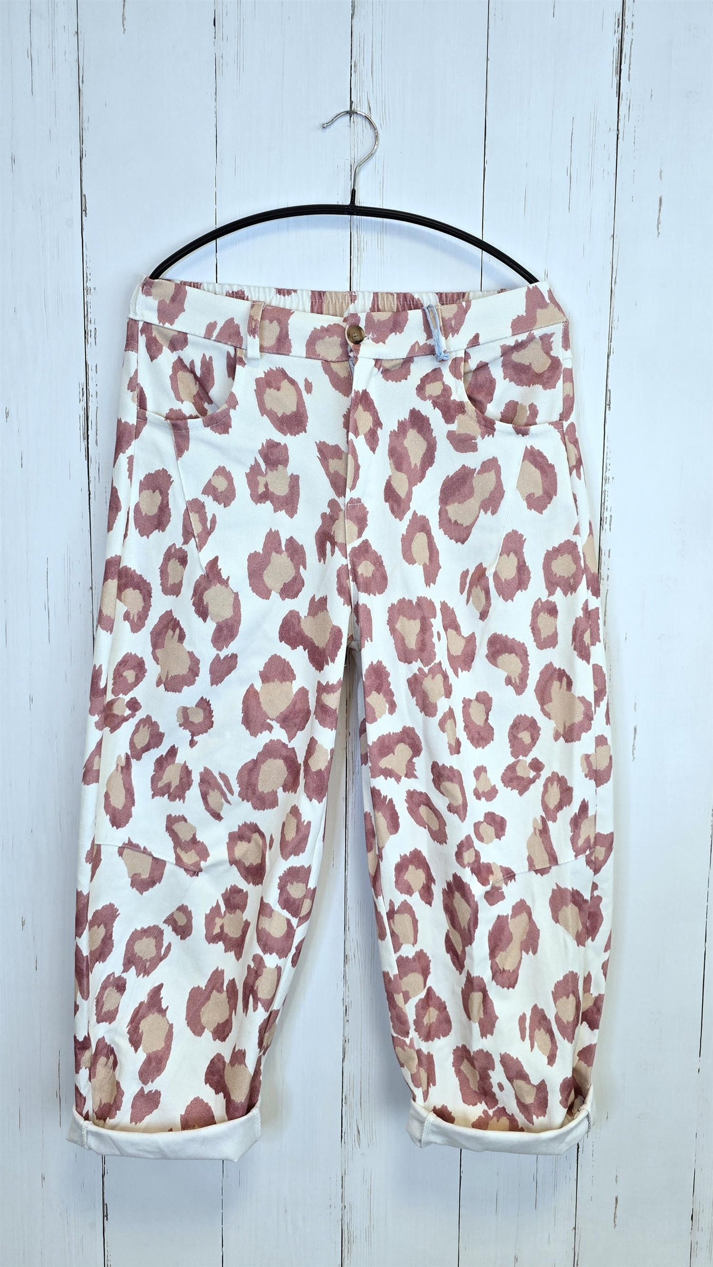 Birgitte leopardbukse