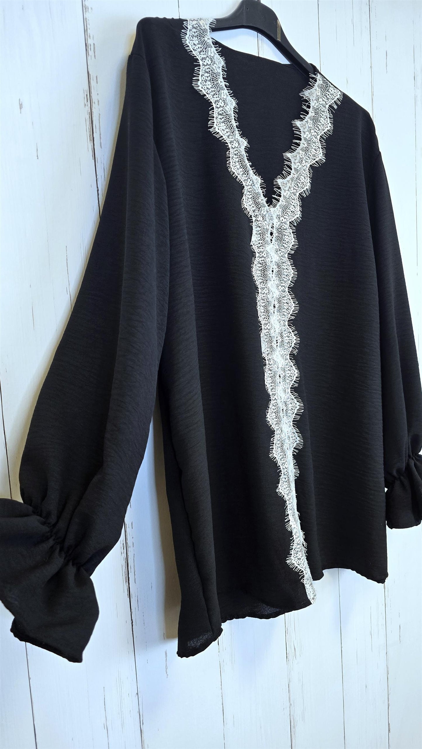 Diana bluse svart
