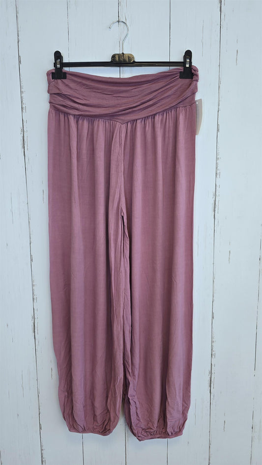 Henriette bukse mørk rosa