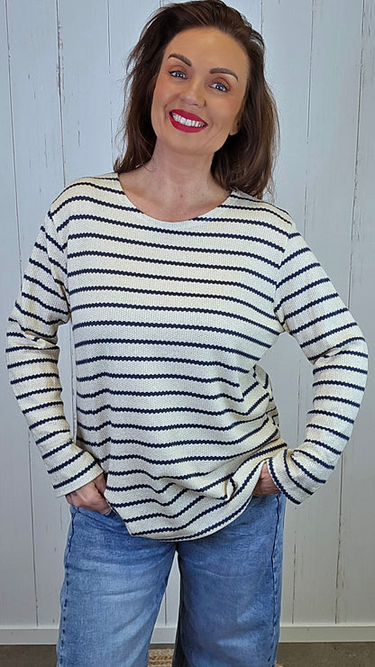 Marielle Stripet Genser