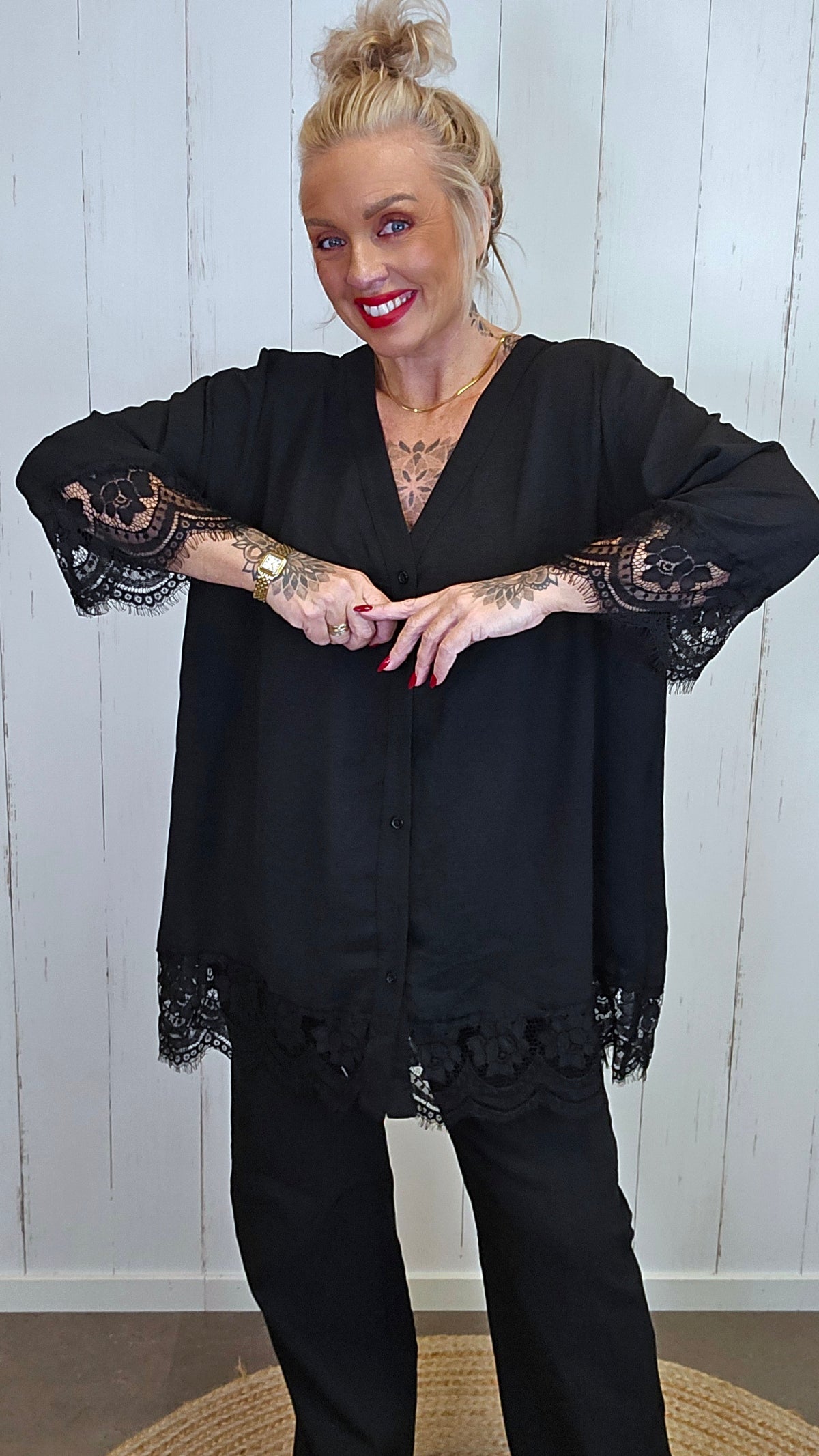 Vanessa skjorte svart