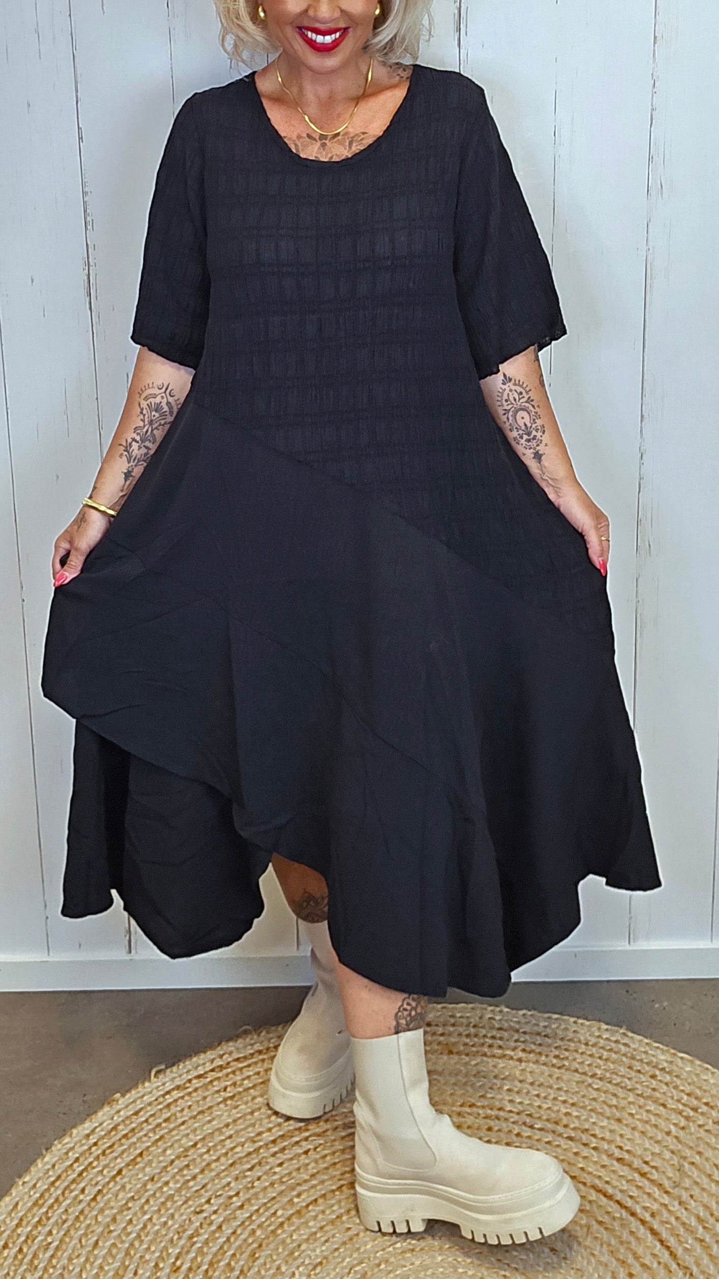 Camilla kjole svart