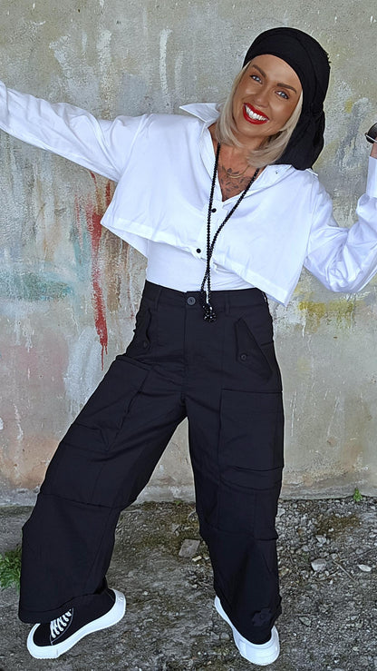 Short plenty pant svart