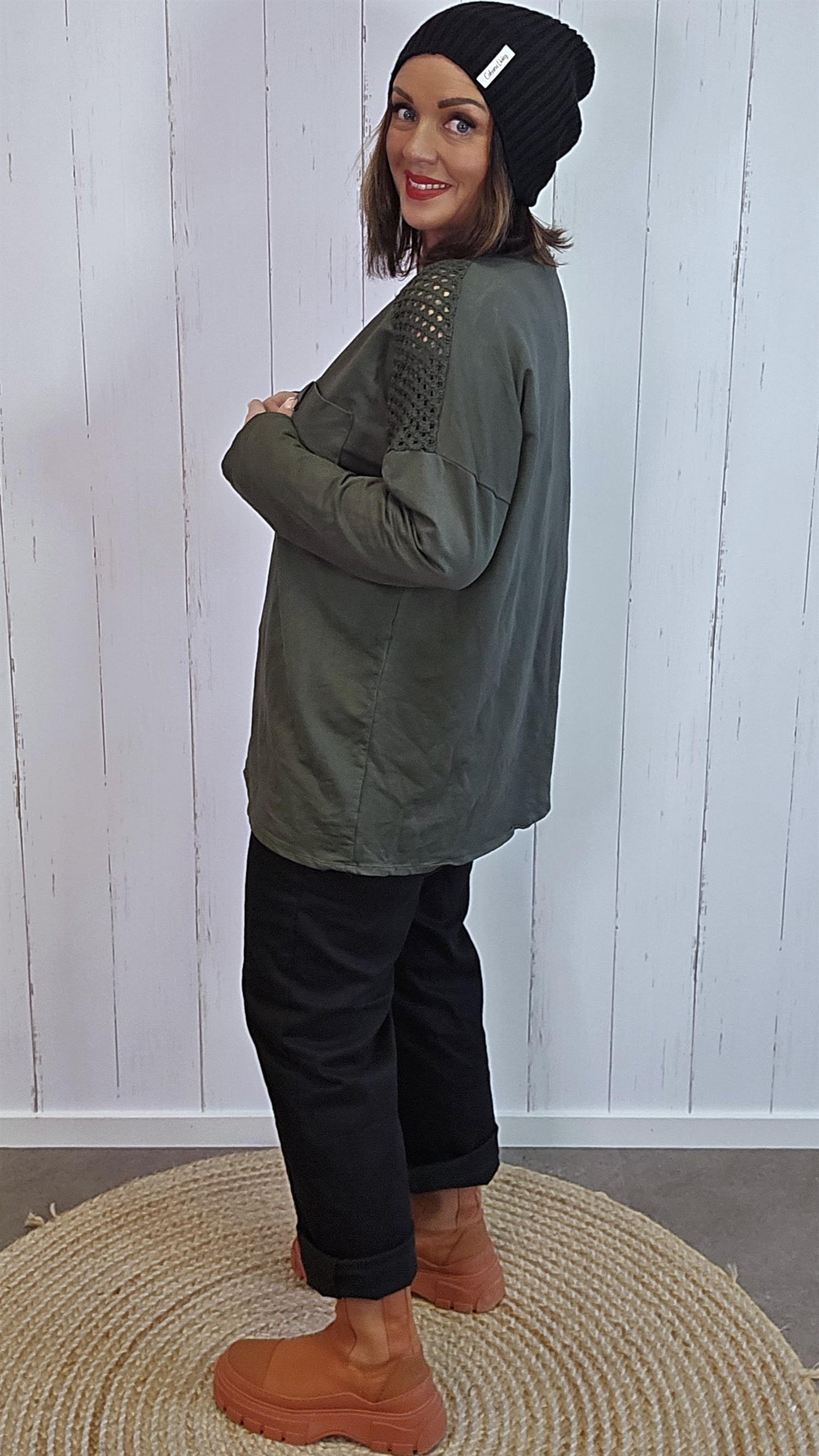 Elena topp grønn