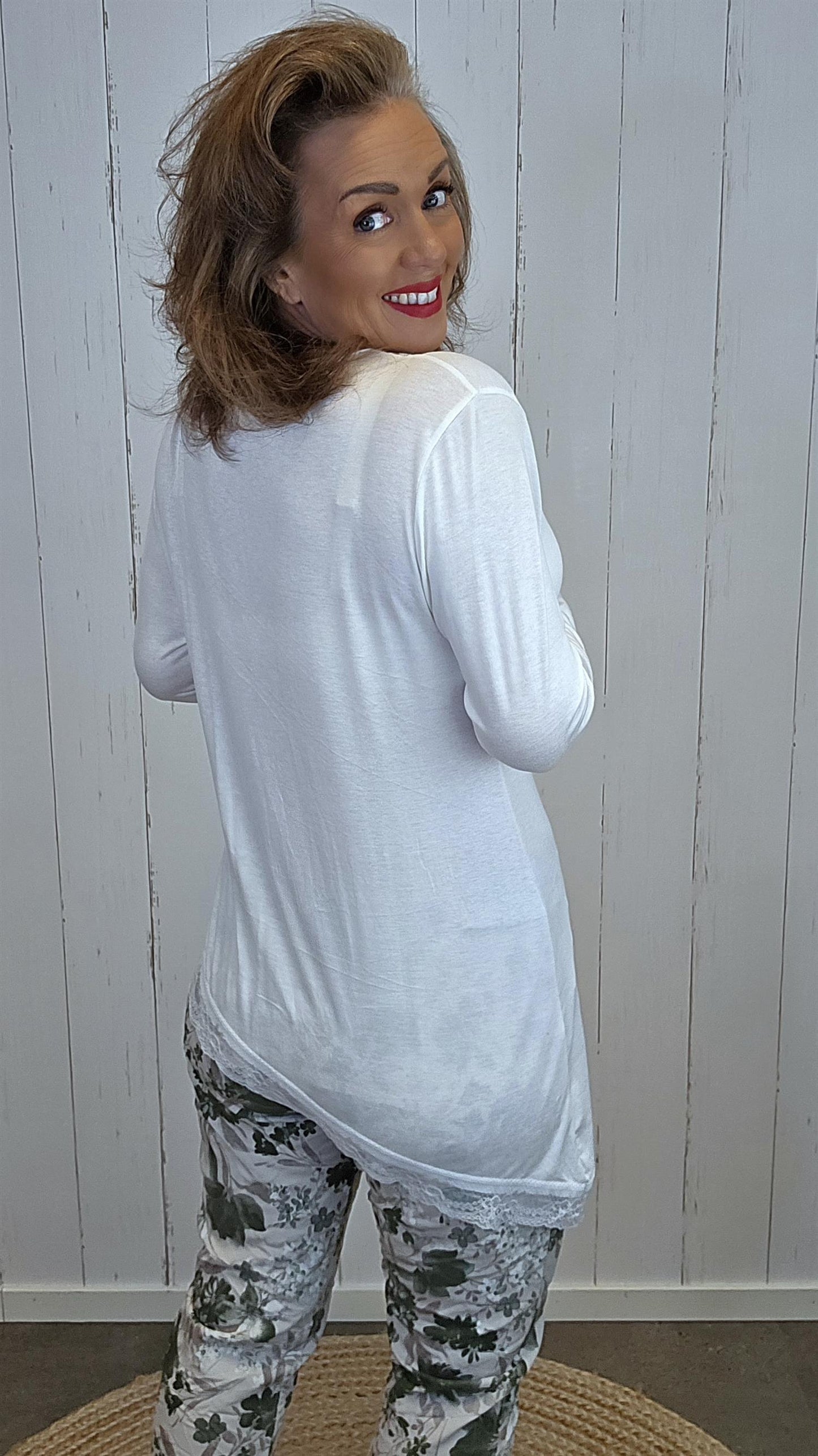 Vendela Top med skrå bunn