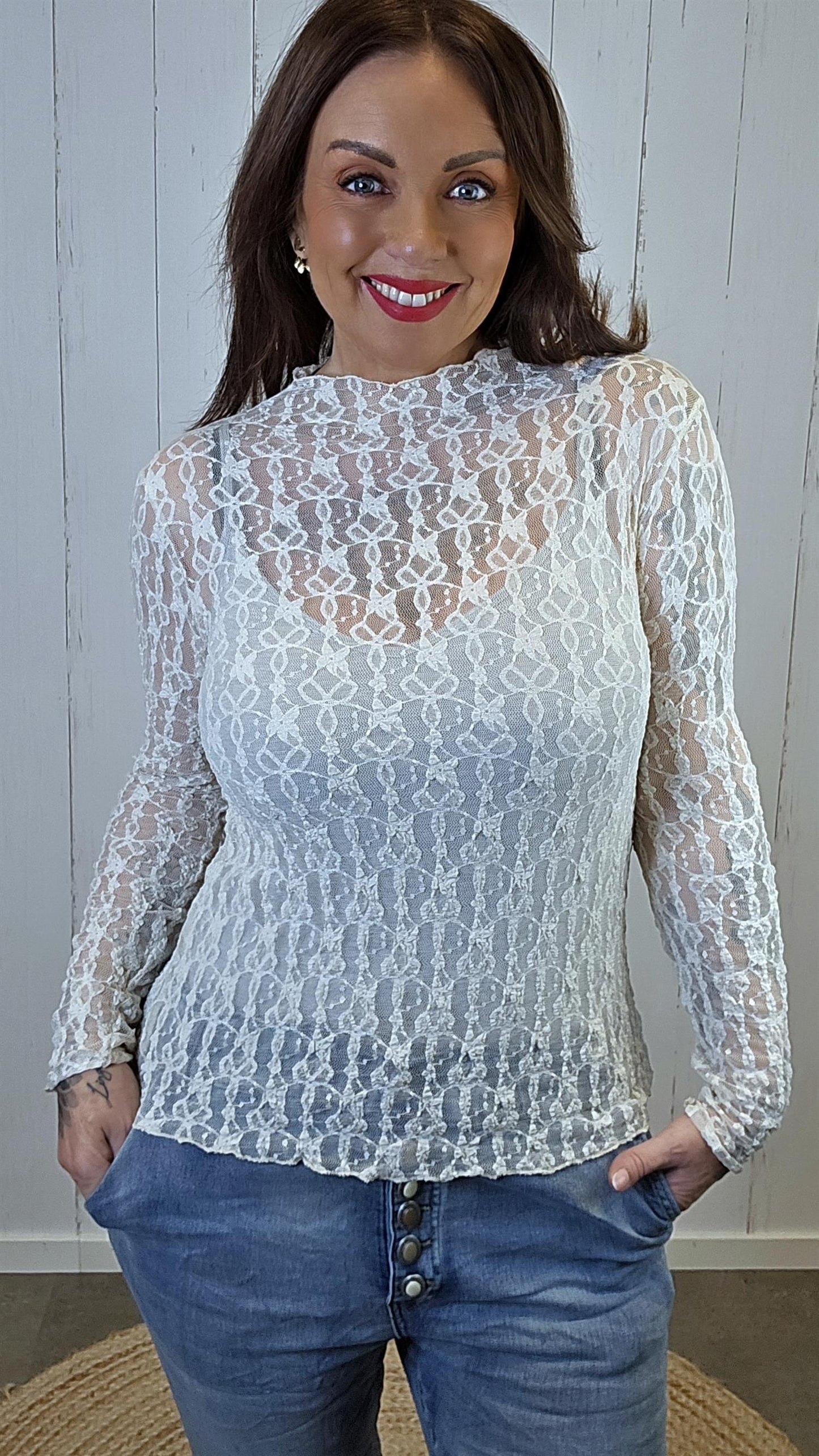 Linnea blondetopp beige