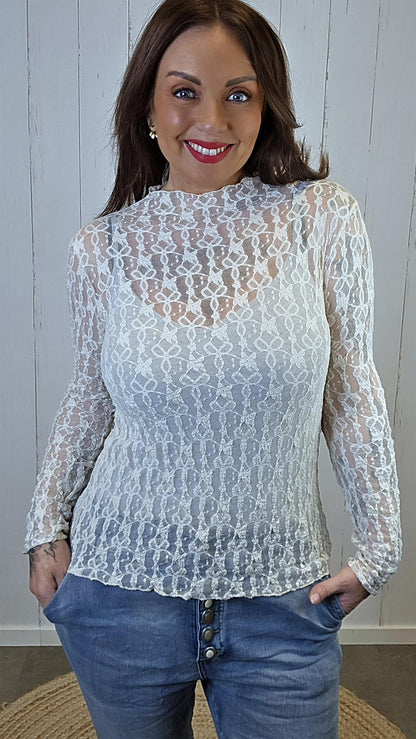 Linnea blondetopp beige