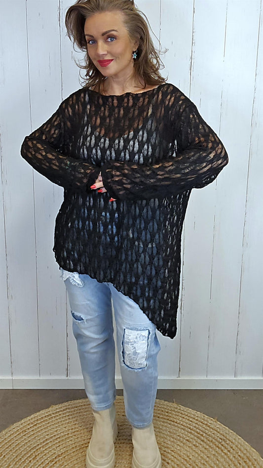 Oline blondetopp svart