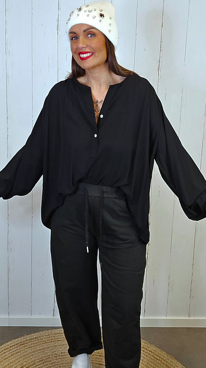Catarine bluse svart
