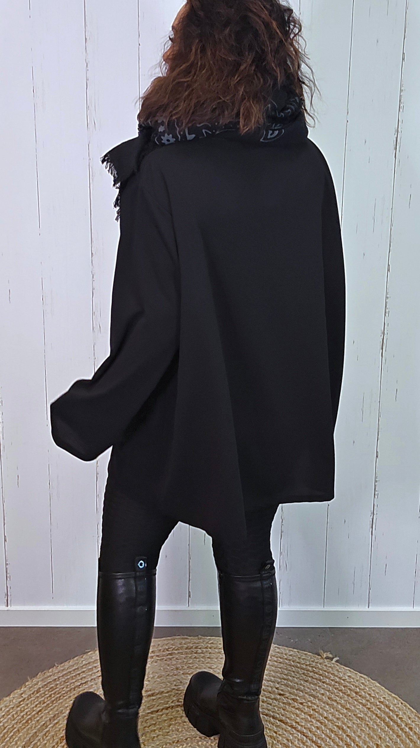 Alva baggy topp svart