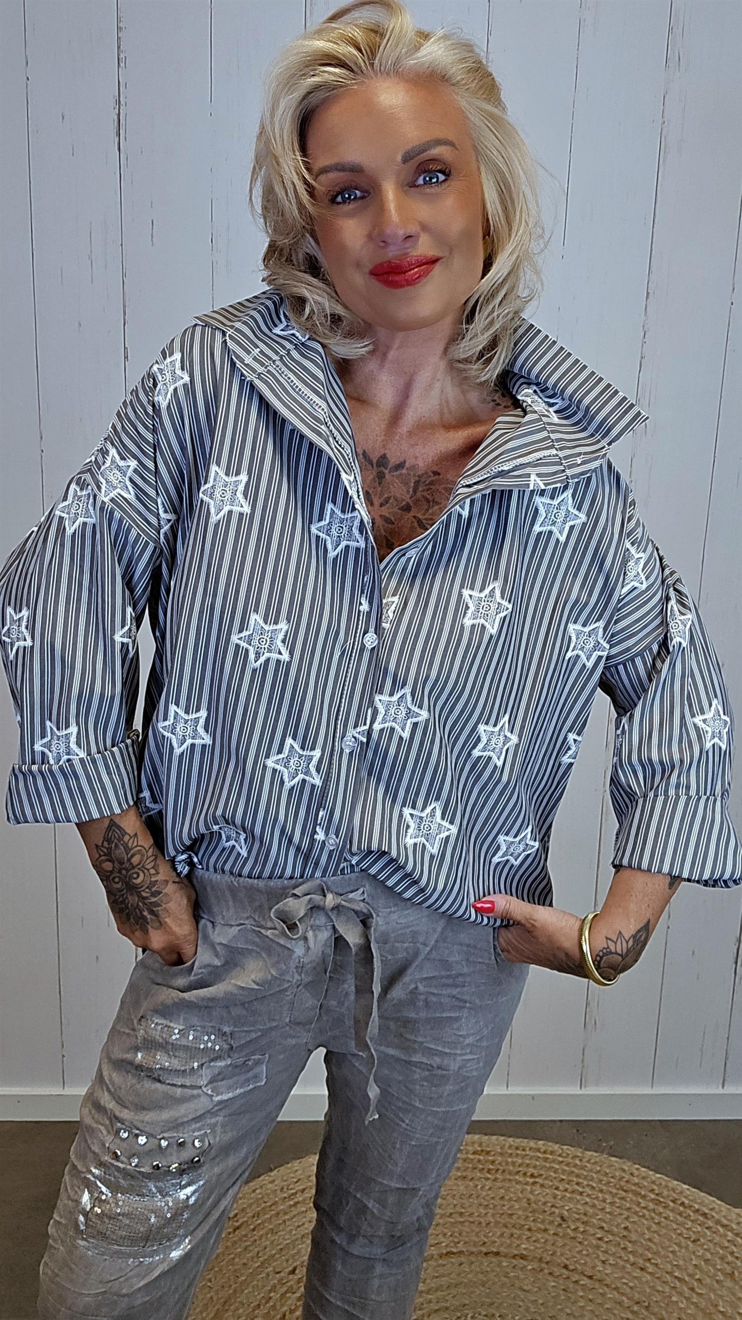 Sienna skjorte grå