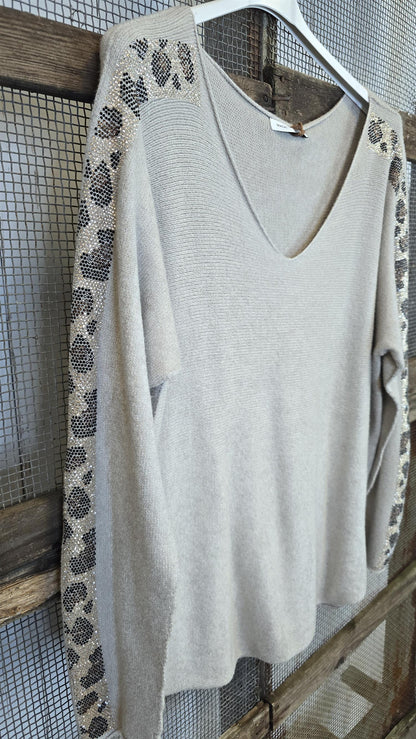 Evelina Genser lys taupe