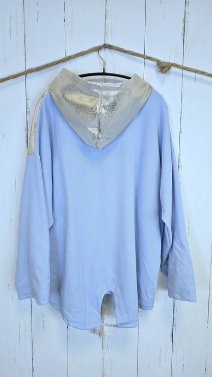 Jenny hettejakke lys blå