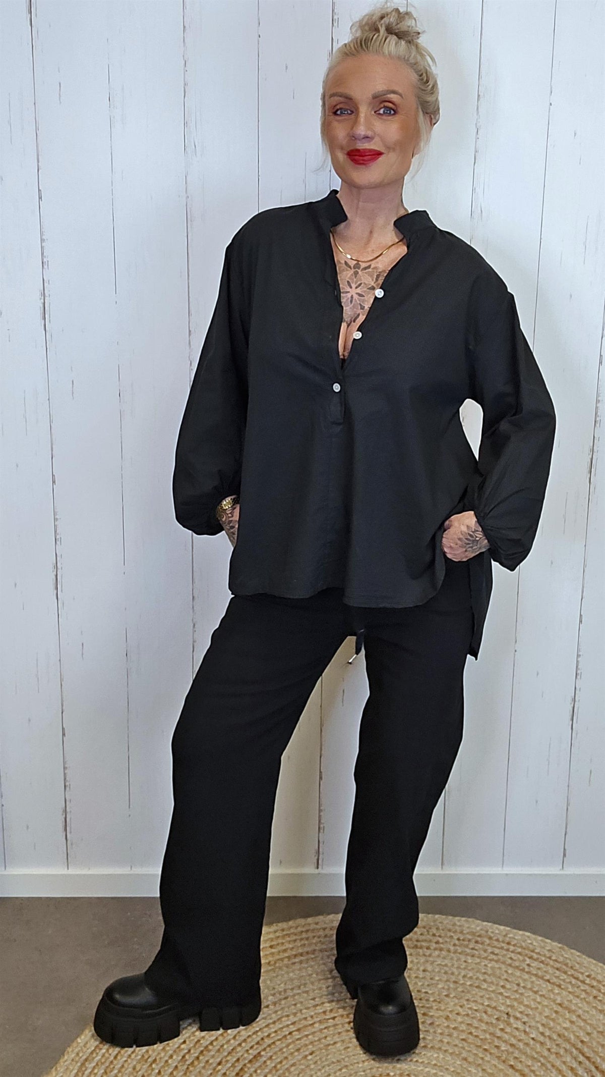 Benedikte bluse svart