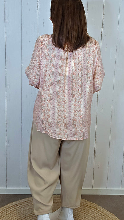 Hanna skjorte bluse rosa