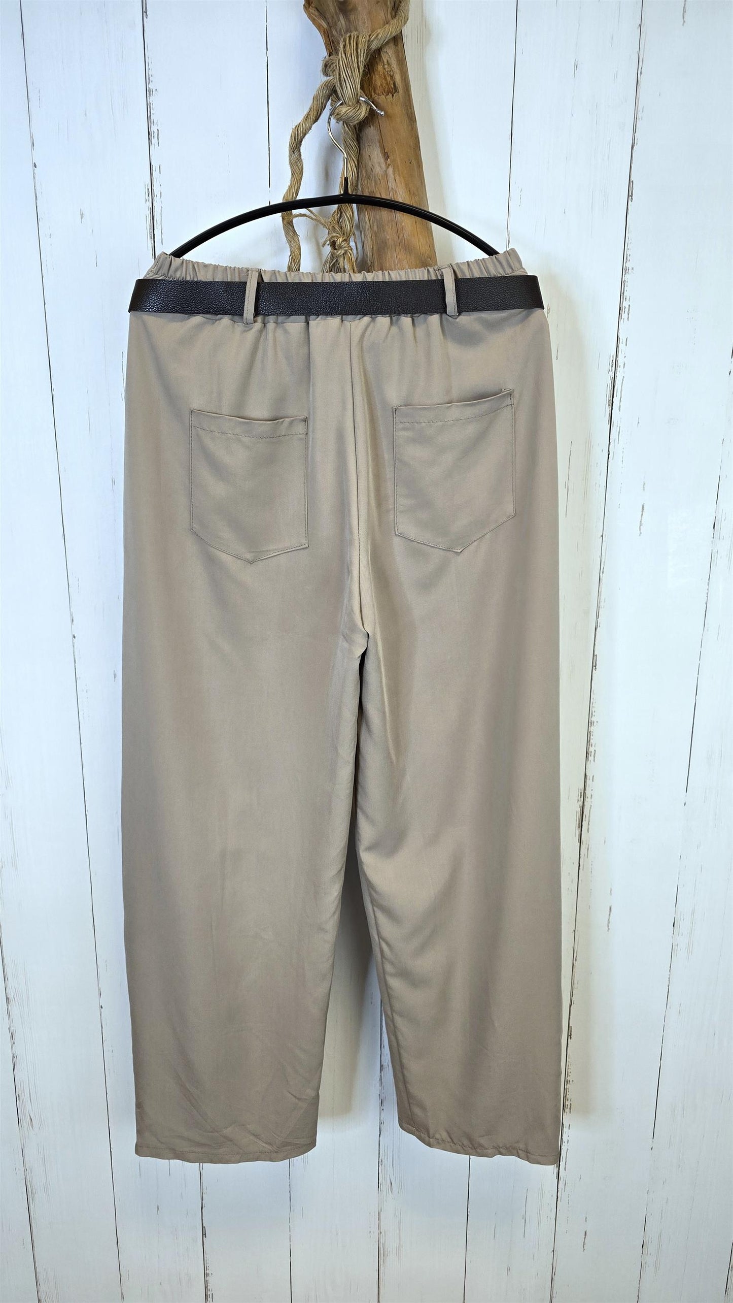 Tilda bukse mørk beige