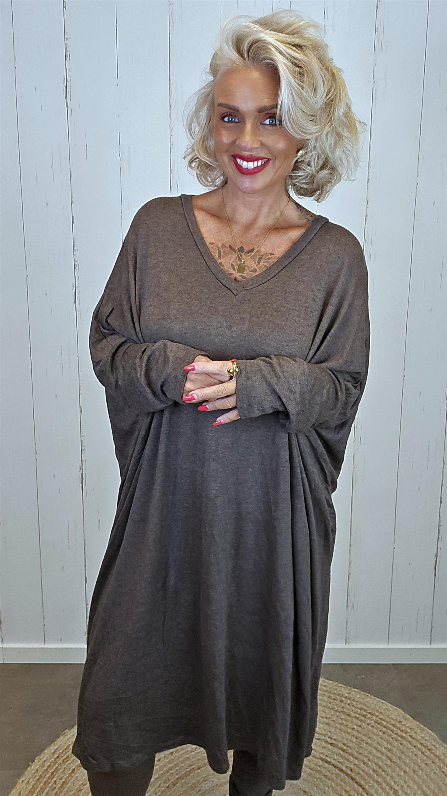 Tomine kjole brun