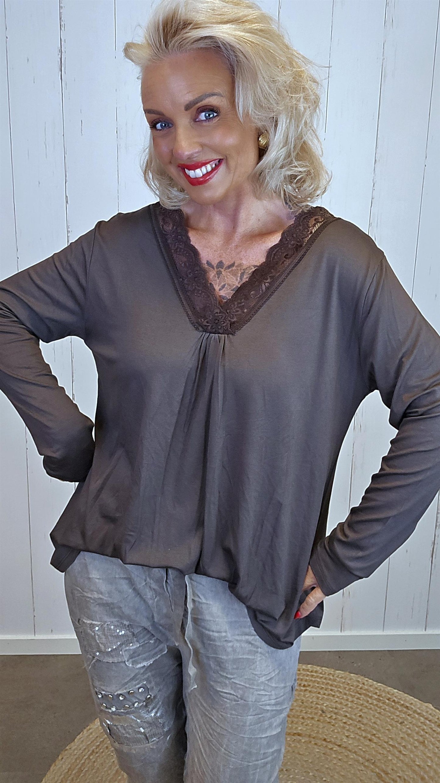 Stacy Blondetopp brun