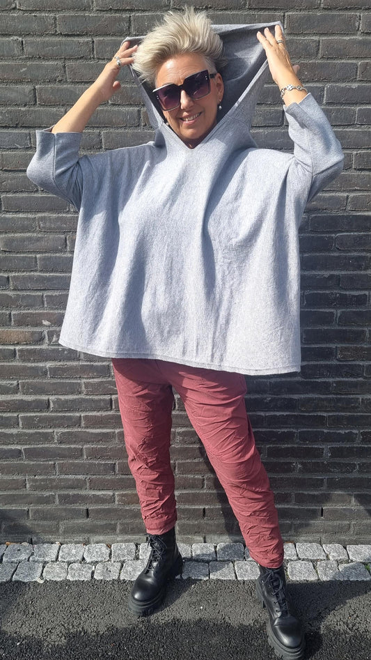 Alma hettegenser grå