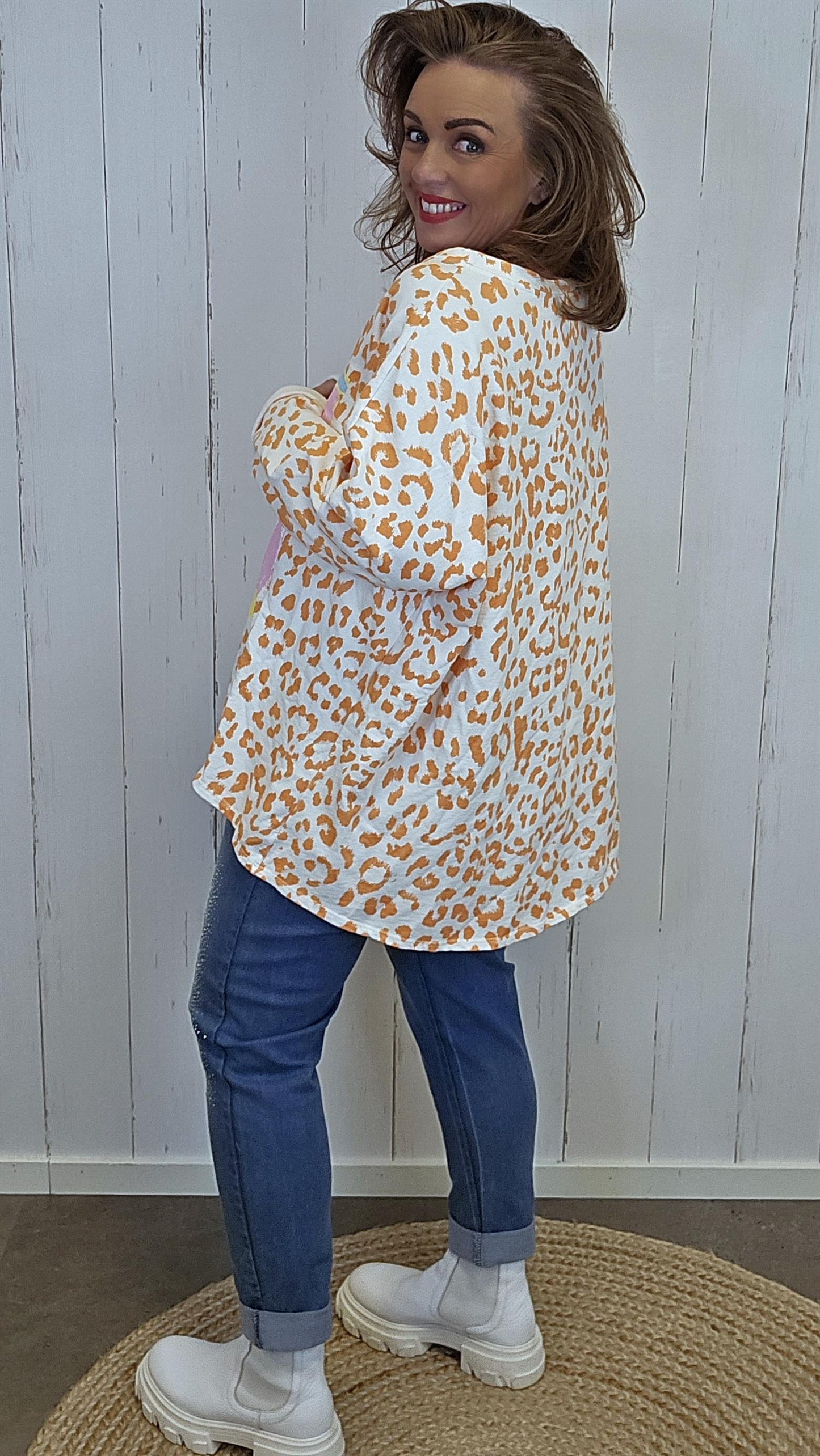 Celine bomullstopp oransje leo