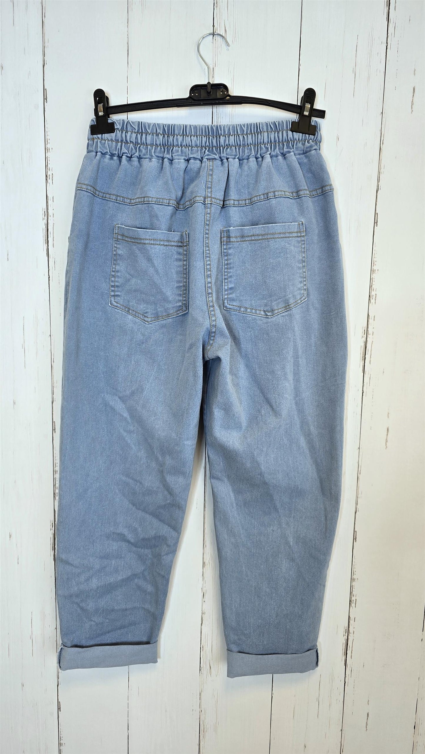 Stella denim joggebukse lys
