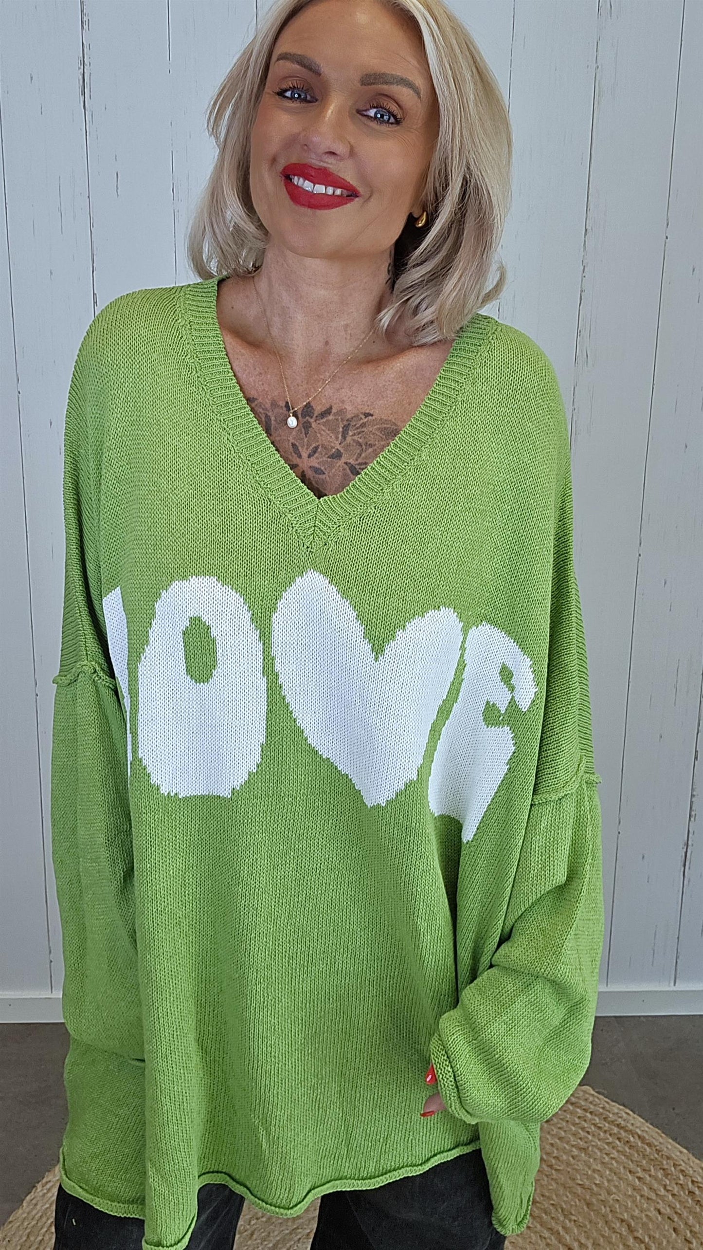Love genser grønn