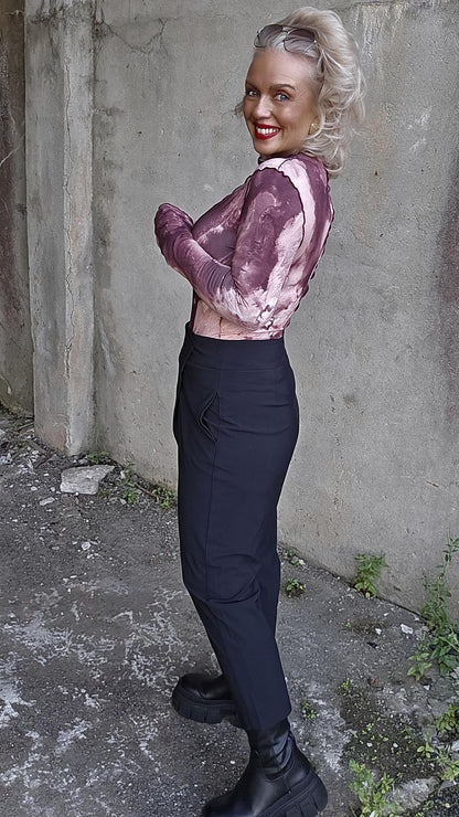 Savino pants technical jersey black