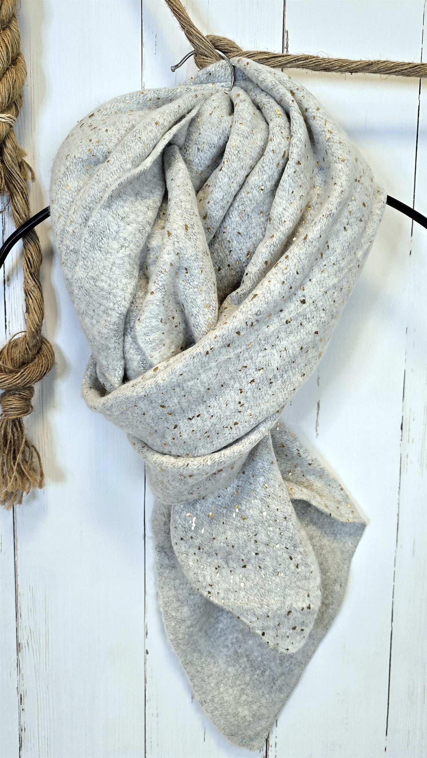 Cally skjerf lys grå