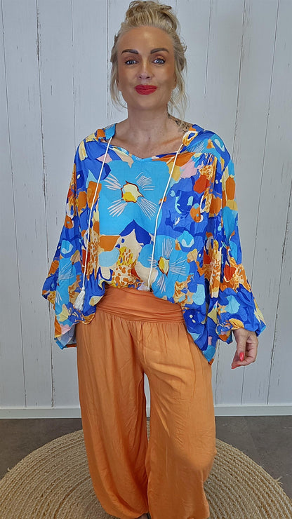 Henriette bukse orange