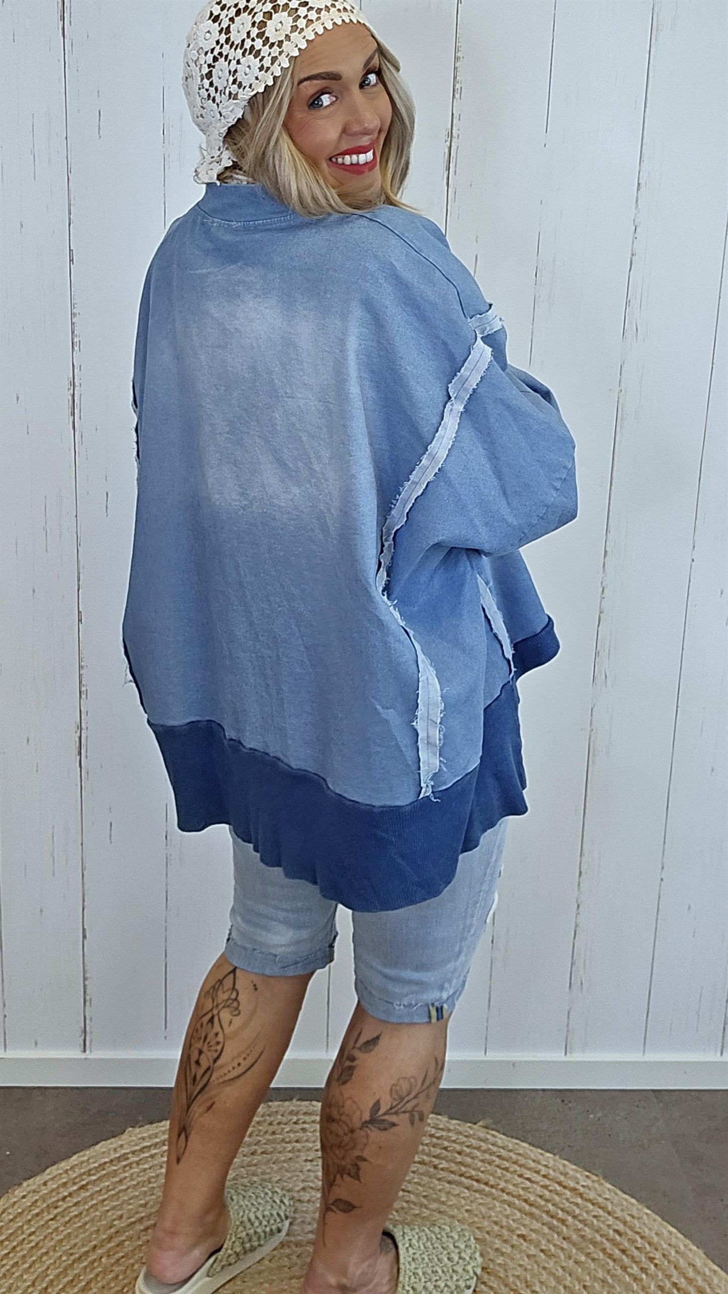 Mira Casual jakke i denimlook