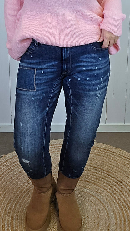 Nova Patch Jeans Blå