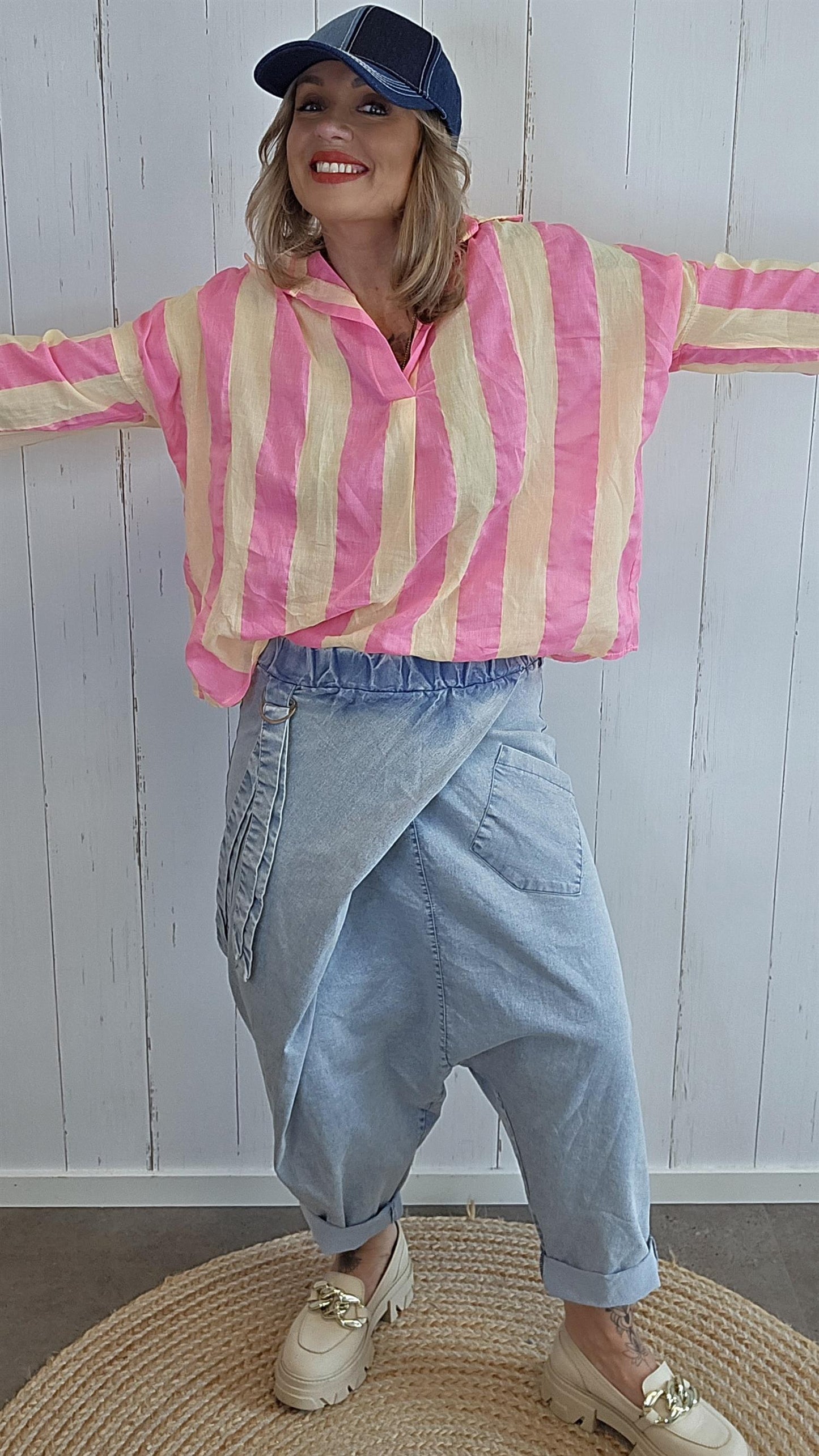 Sally harem bukse denim