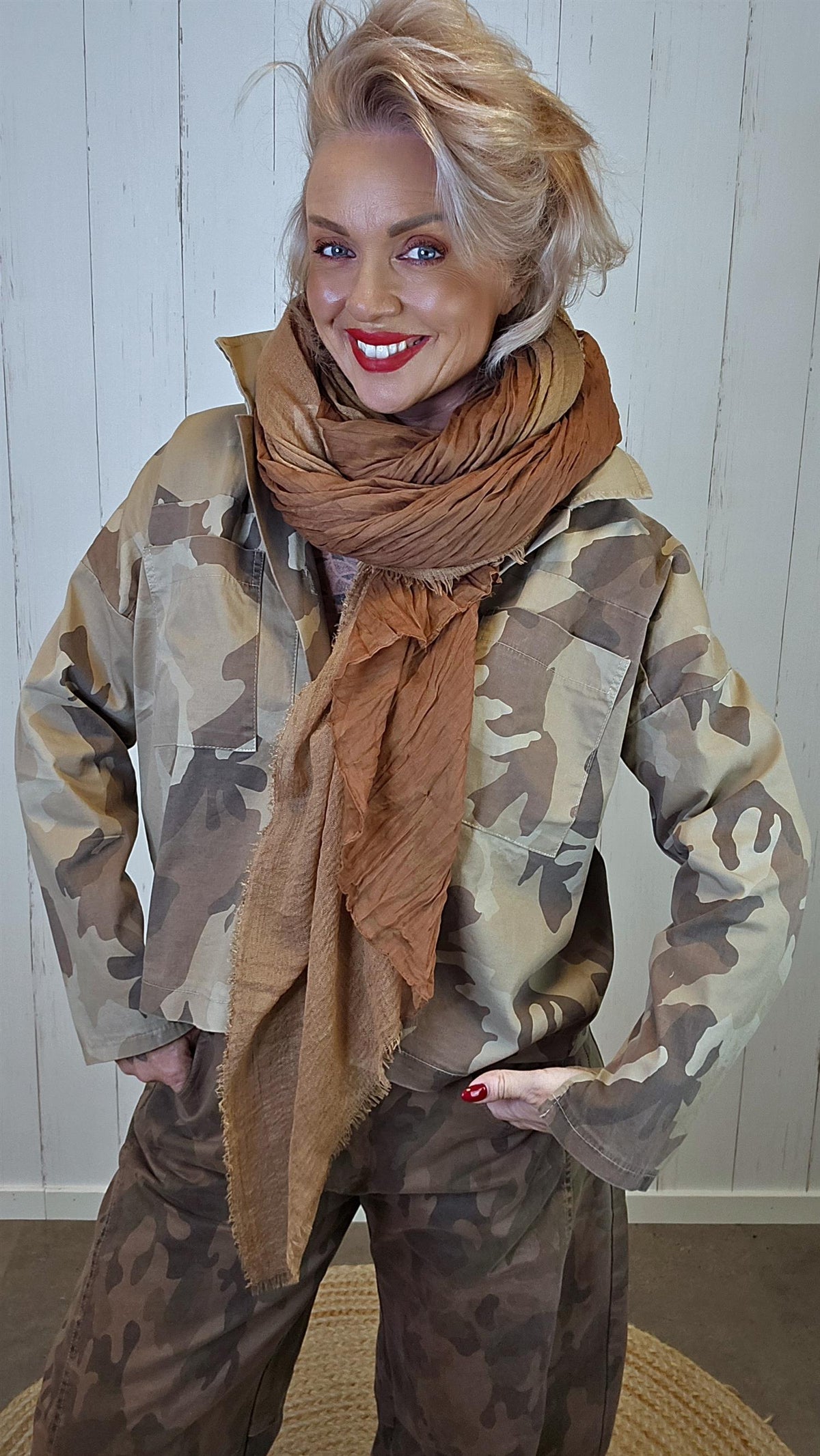 Daily skjorte natur camo