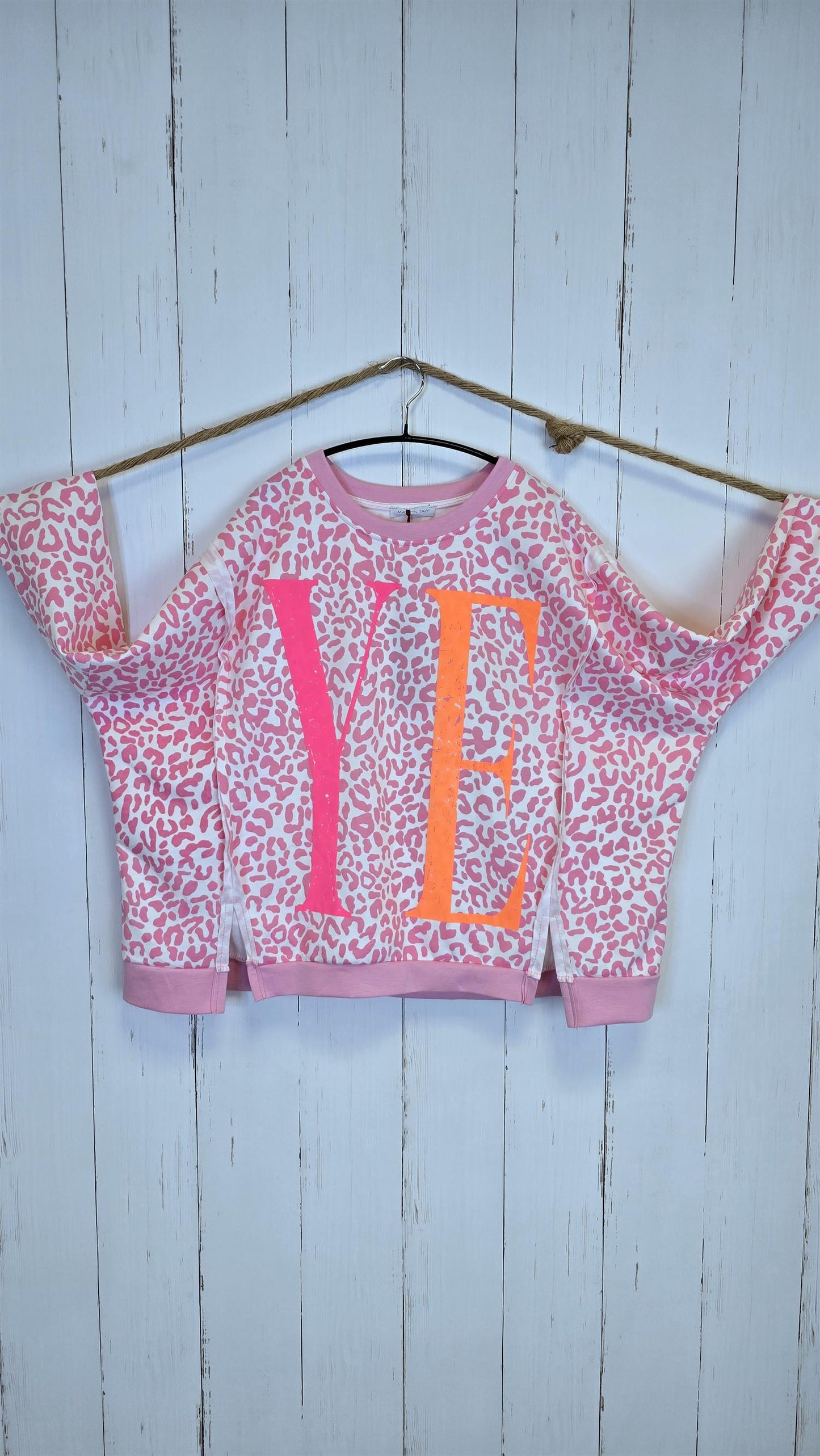 Ronja leo genser rosa