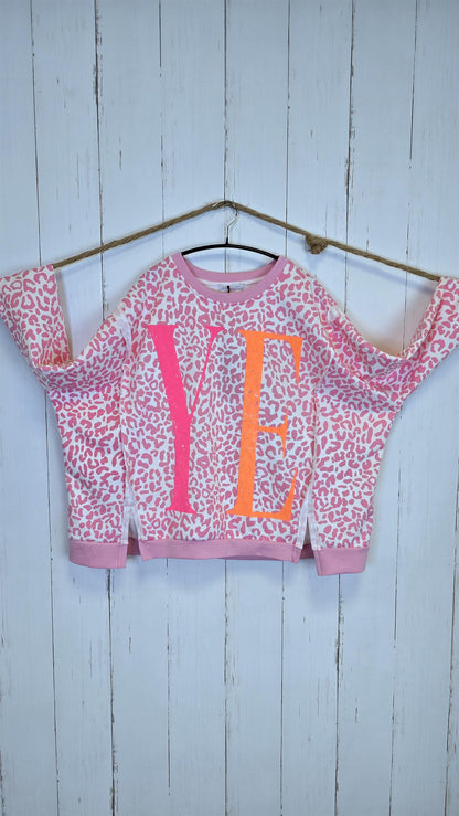 Ronja leo genser rosa