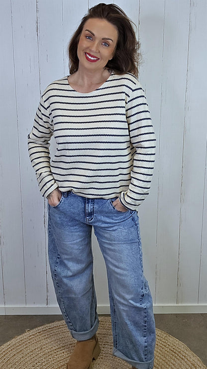 Marielle Stripet Genser