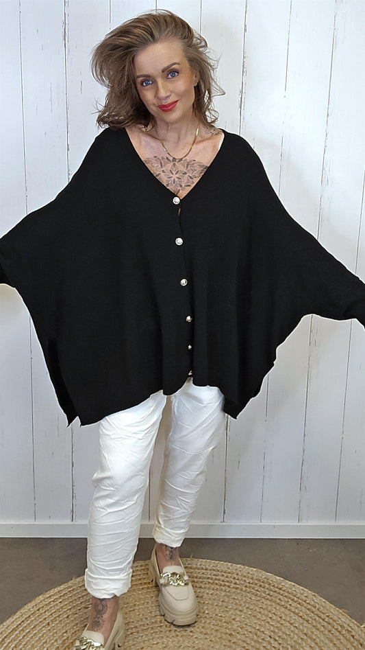 Enya cardigan svart