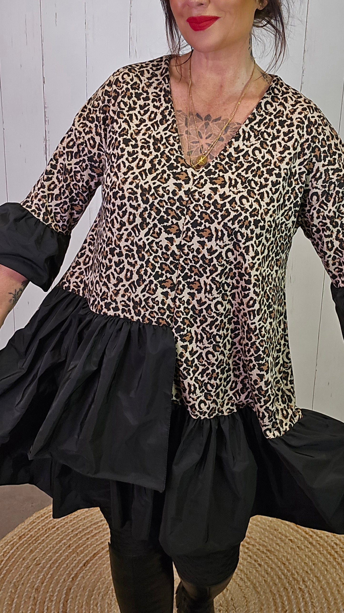 Liva leopardkjole