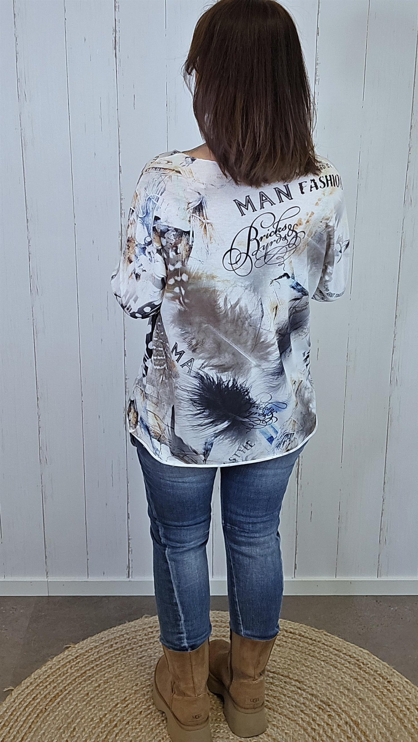 Clara Fjærprint Topp
