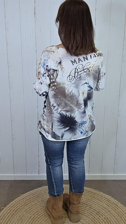 Clara Fjærprint Topp