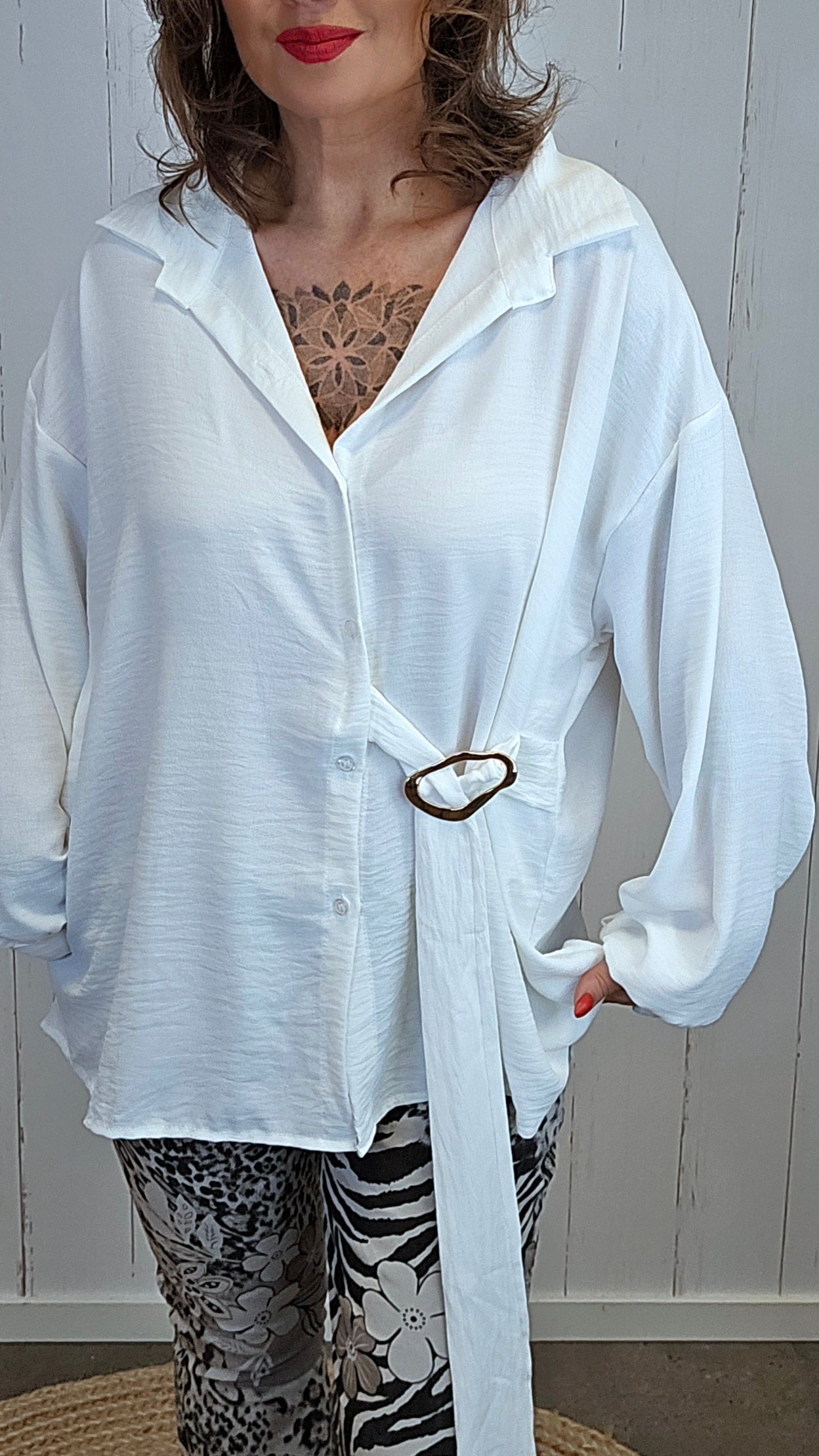 Luzzy skjorte offwhite