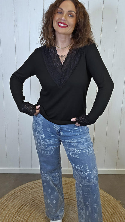 Alva Blondetopp svart