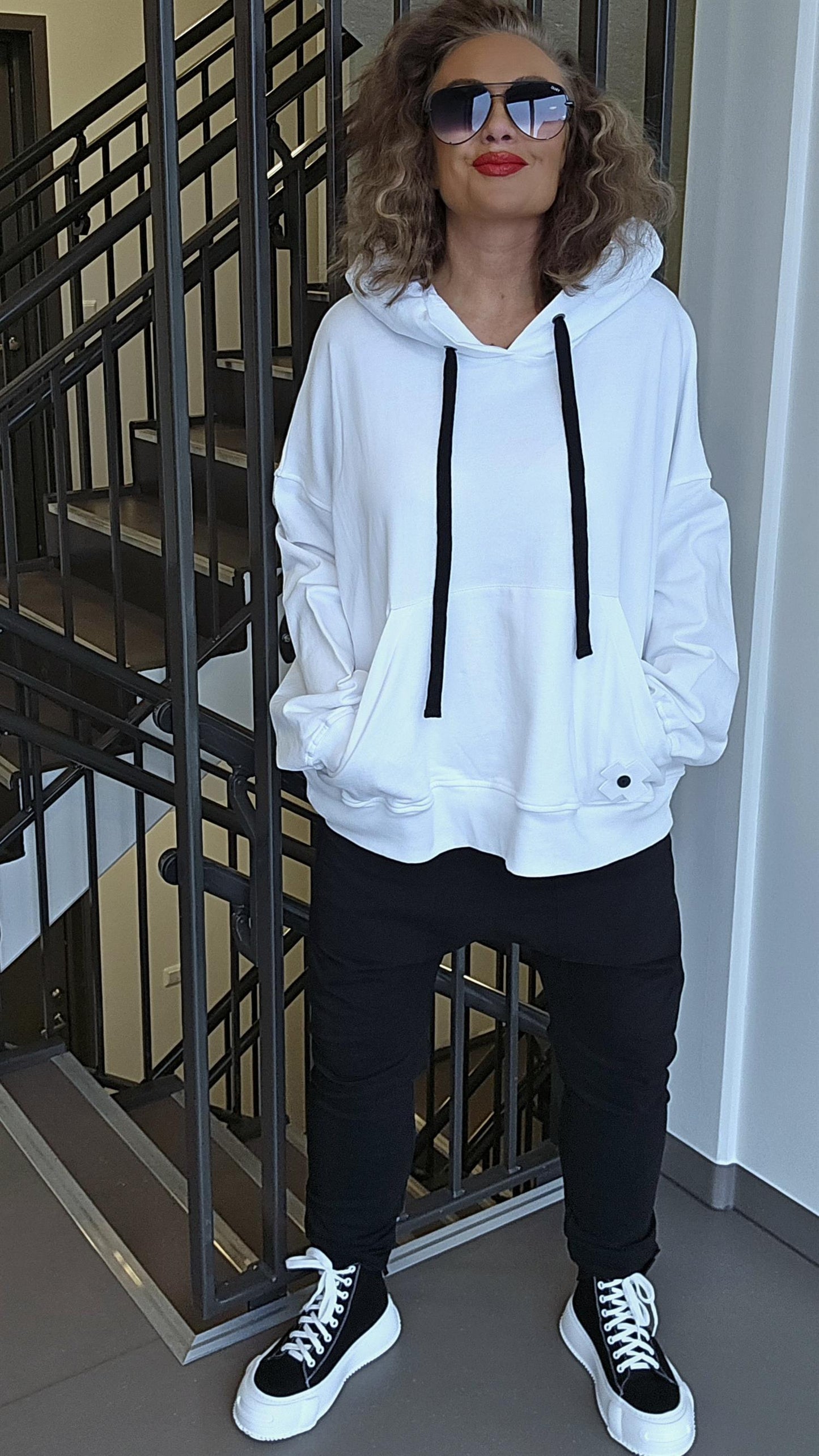 Plü sneakers canvas svart