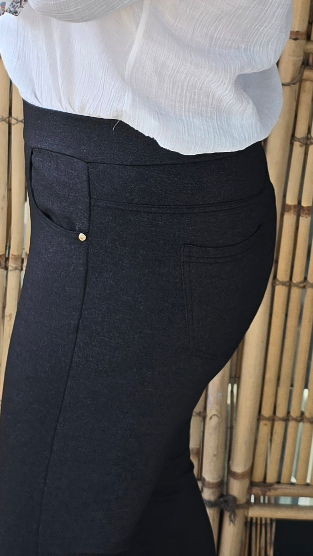 Wendy leggings gråsvart