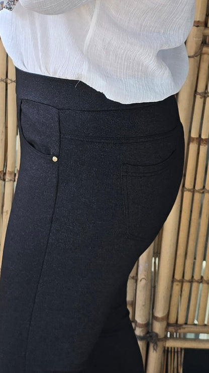 Wendy leggings gråsvart