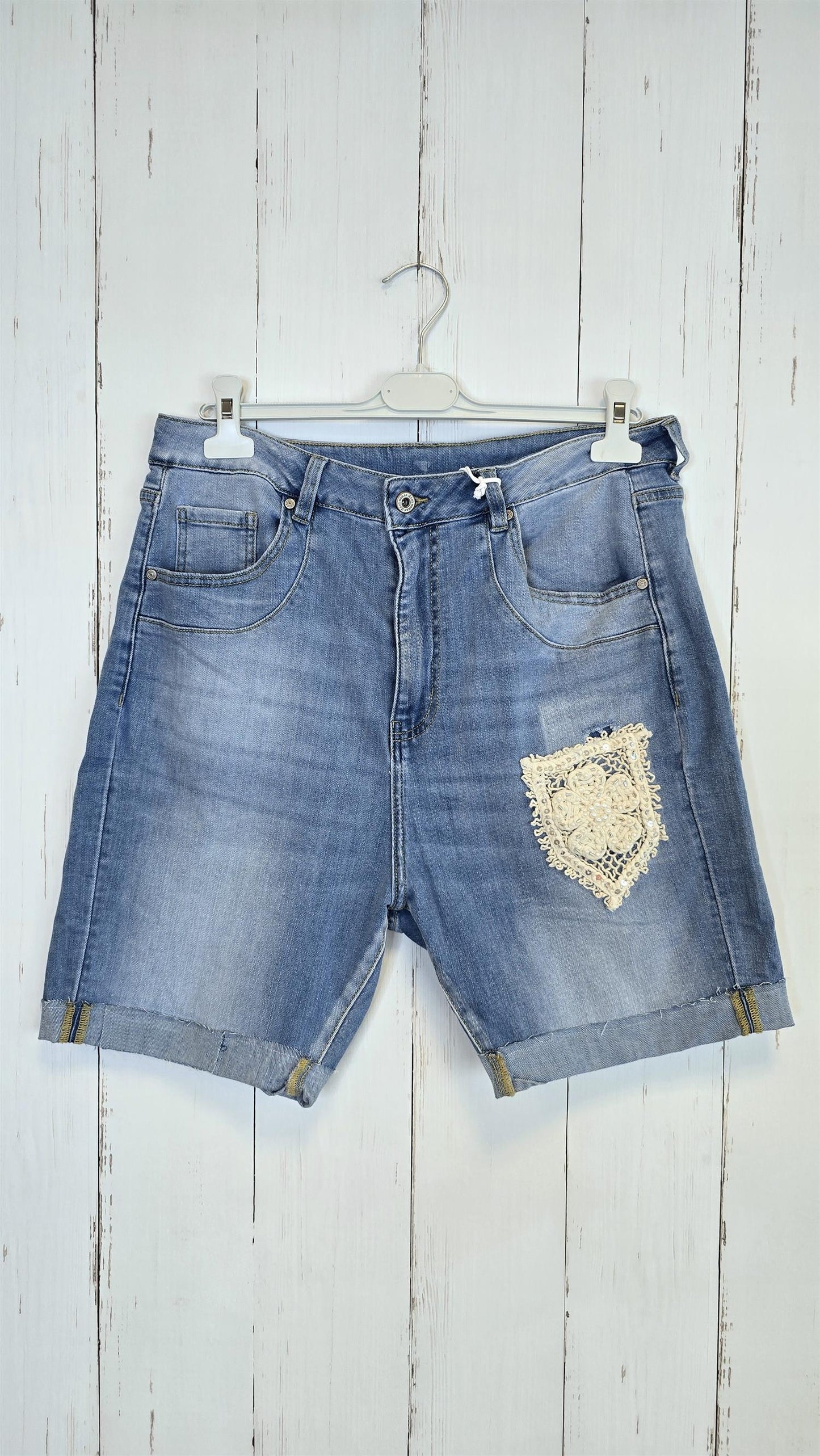 Sofie kort denim shorts