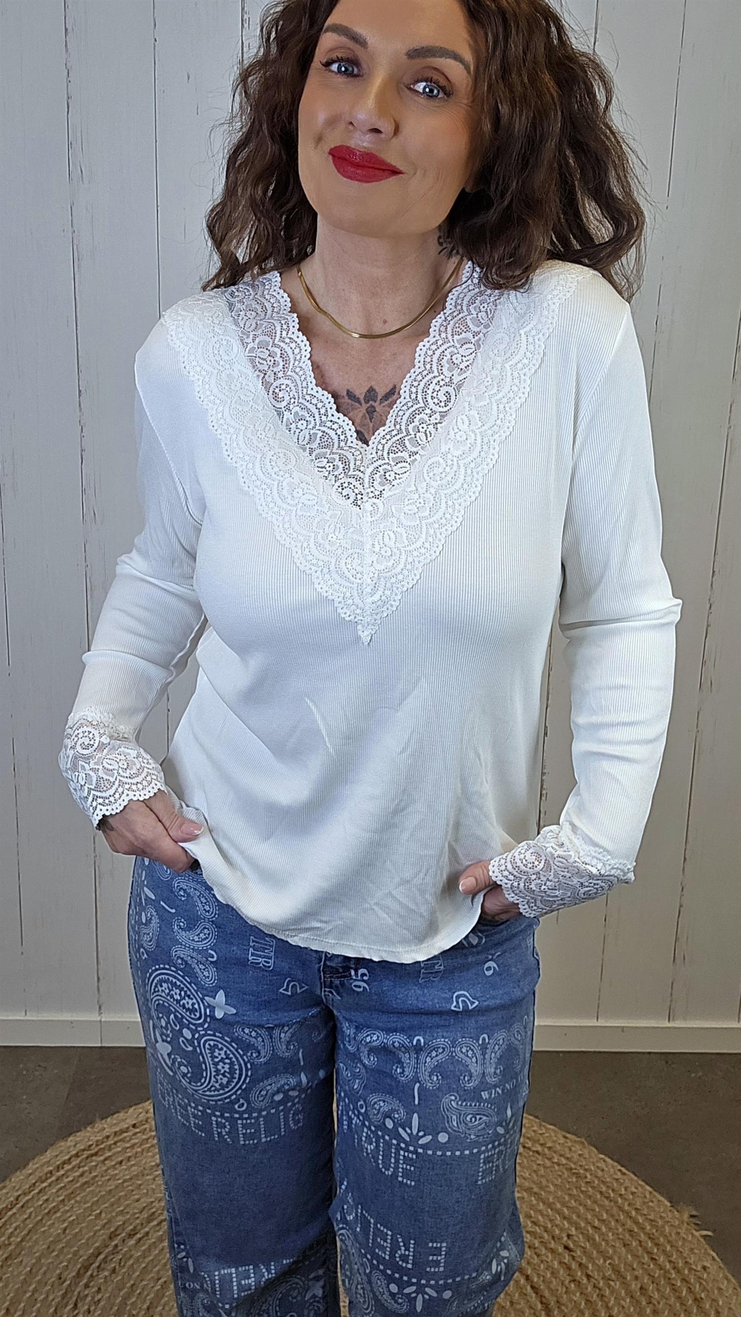 Alva Blondetopp offwhite