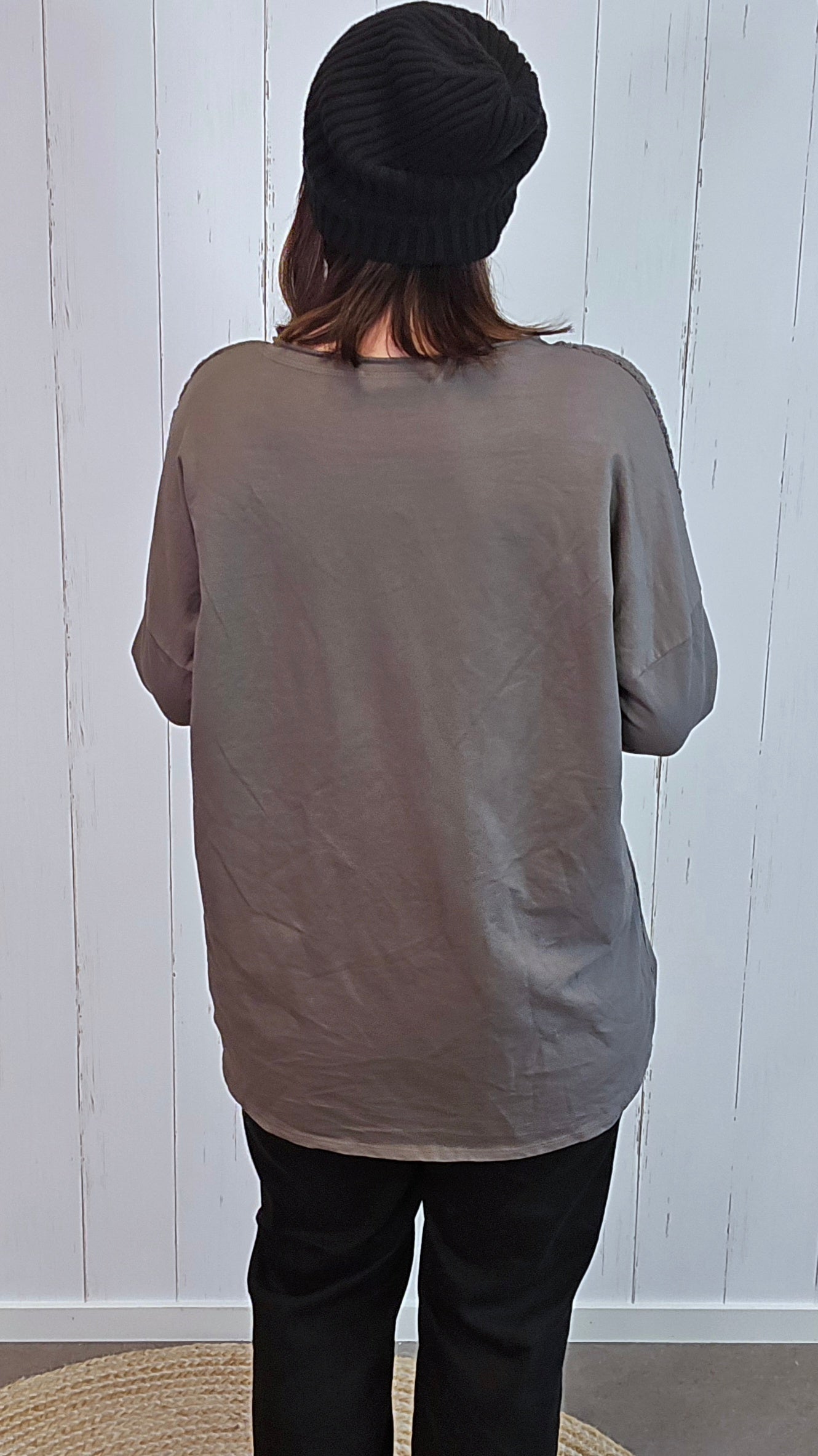 Elena topp taupe