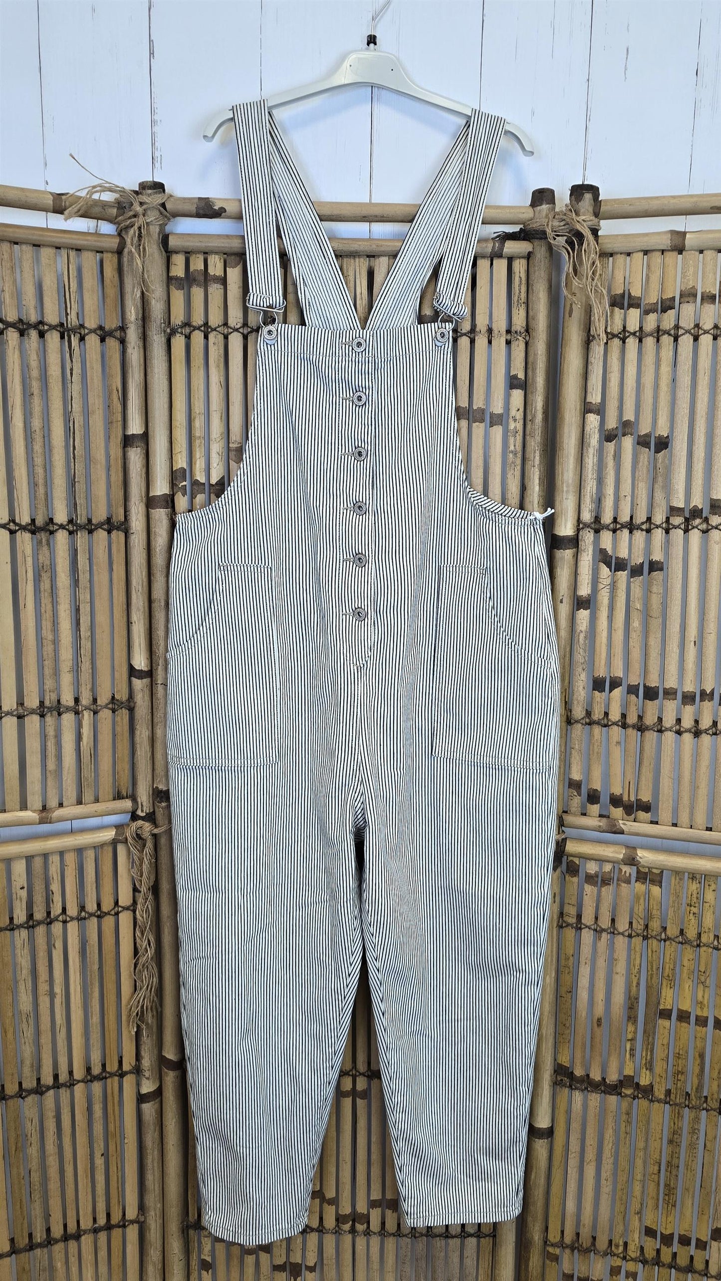 Pia snekkerbukse  striper navy